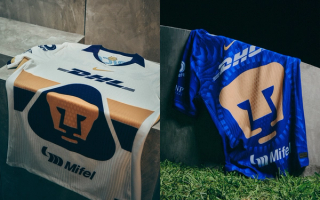 Pumas UNAM's 25/26 Nike Home and Away jerseys.