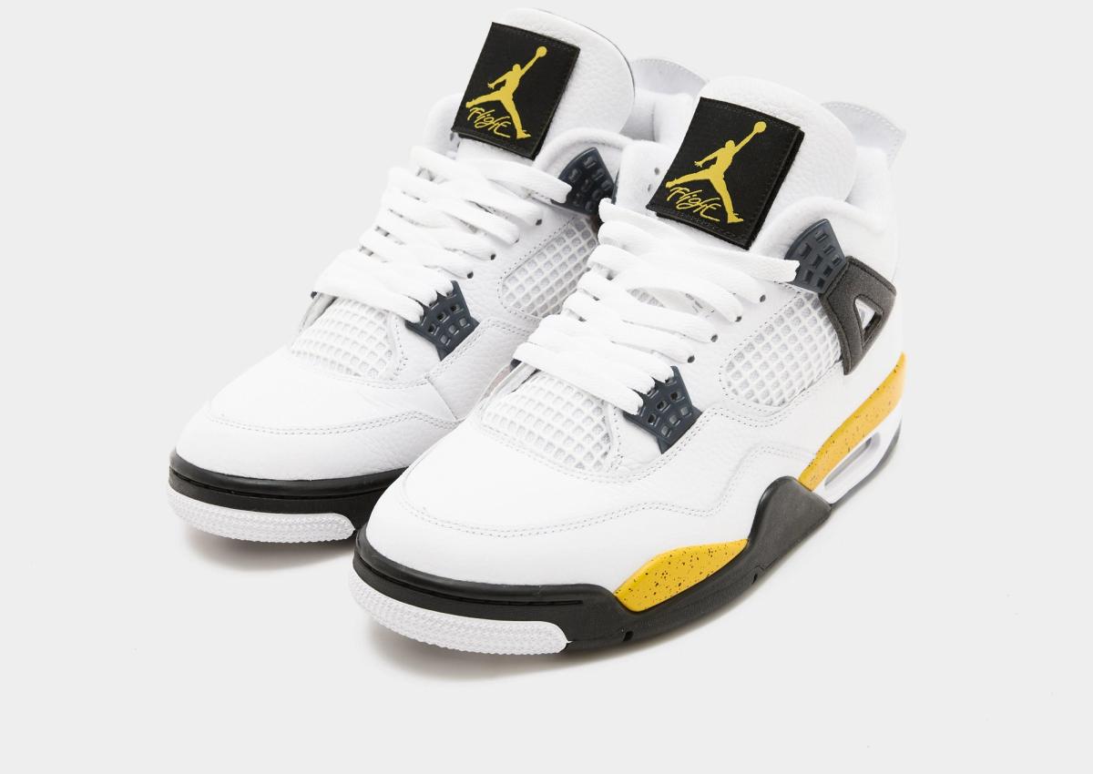 Air Jordan 4 Tour Yellow 2026 bok skrzydła metalic grey
