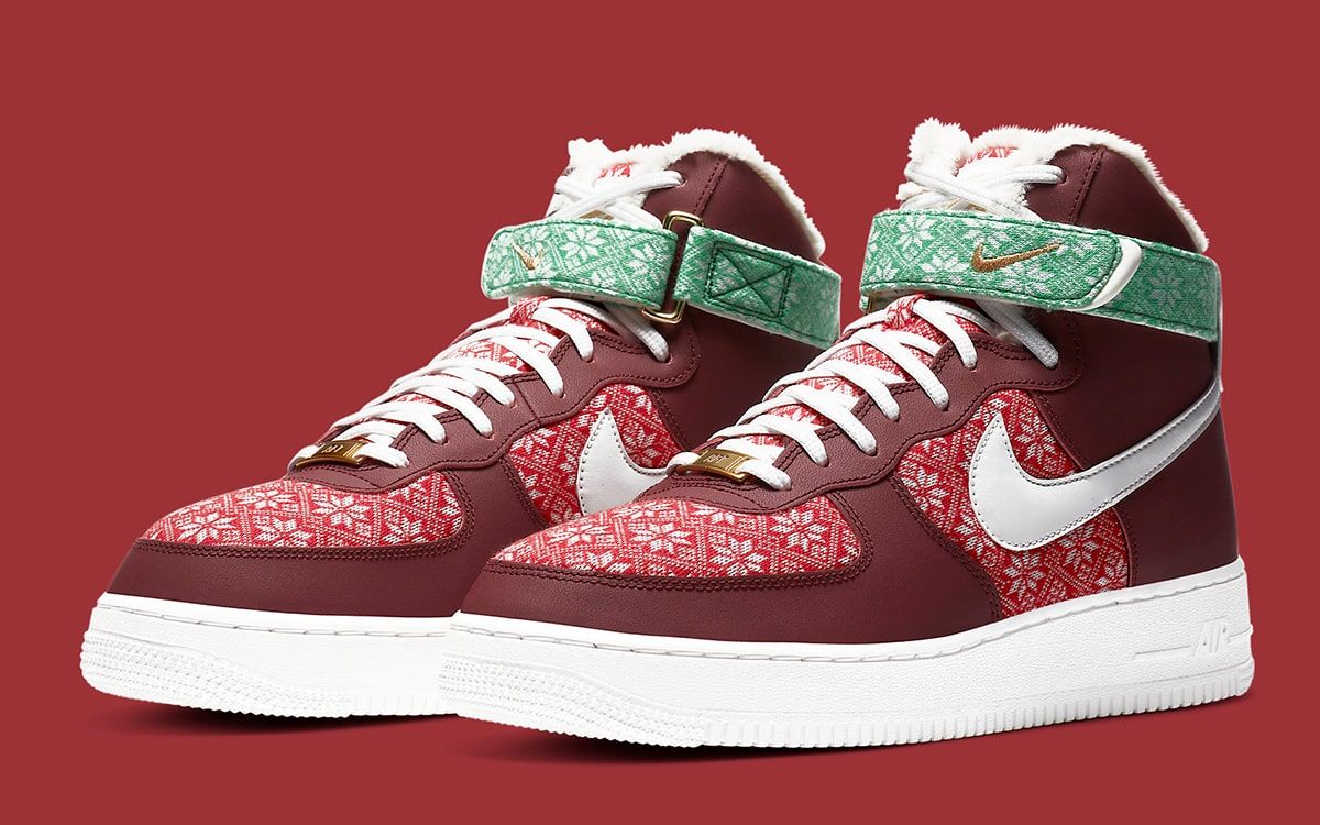 Nike to Deliver Christmas Sweater Air Force 1 Highs for the Holidays |  House of Heat°