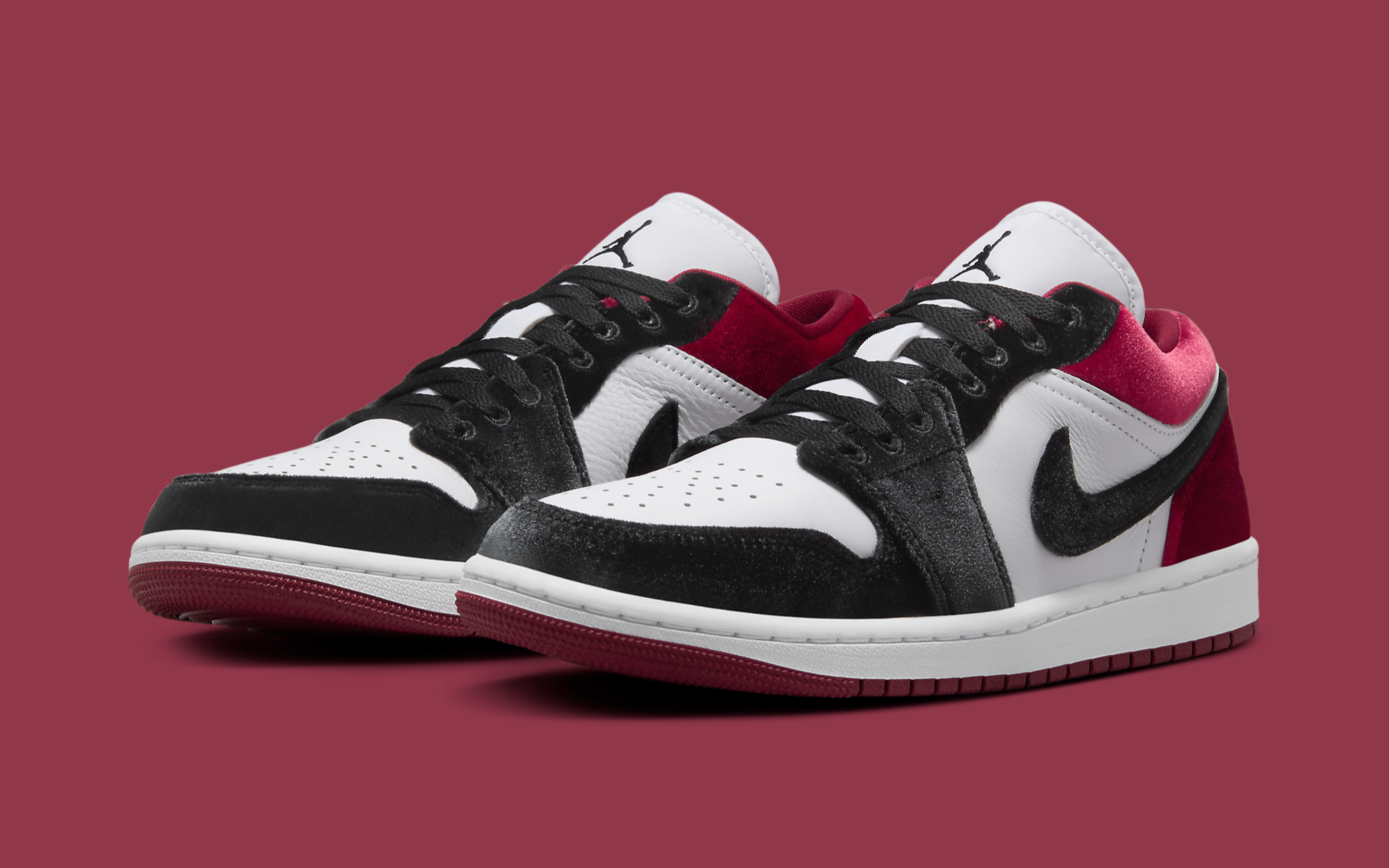 air jordan 1 low gym black red