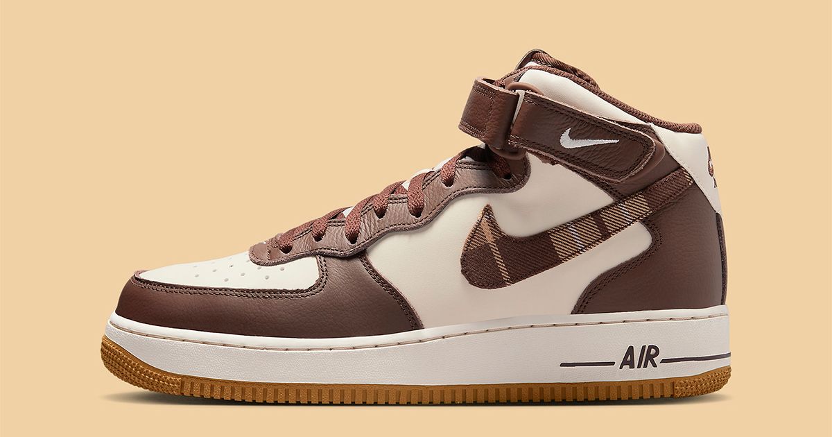 Official Images // Nike Air Force 1 Mid “Plaid” | House of Heat°