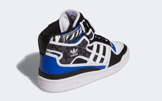 adidas forum mid animal print black white blue gv8053 release date 3