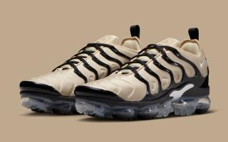 The Nike Air VaporMax Plus Appears in Beige and Black