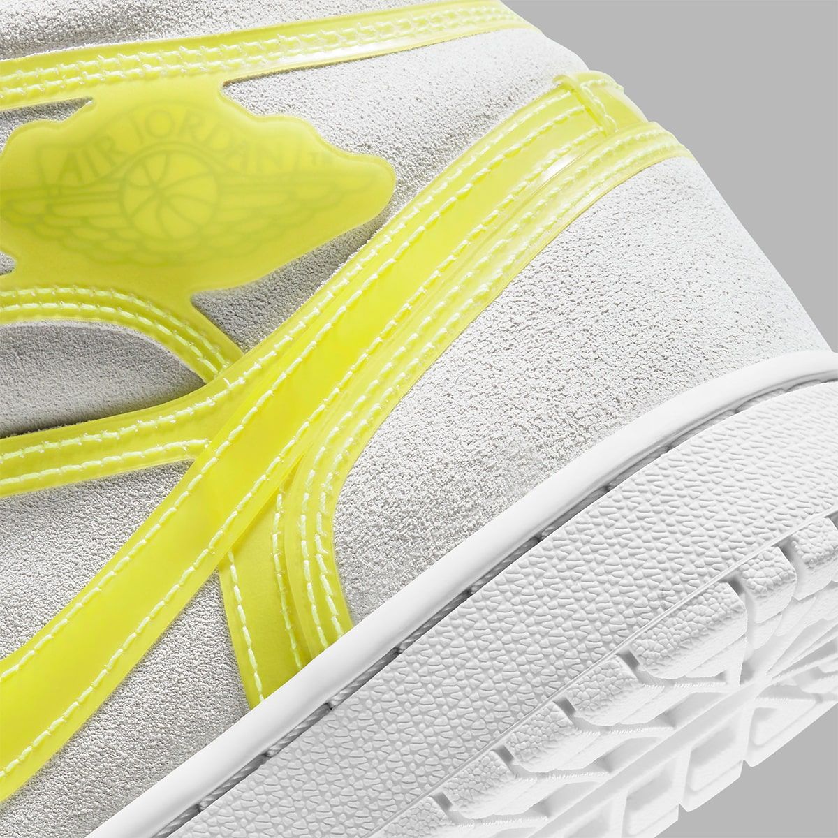 Air Jordan 1 Mid LX “Opti Yellow” Tacks On TPU Trim | House of Heat°