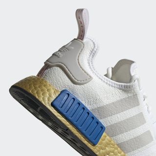 adidas nmd r1 white metallic gold blue red fv3642 release date info 8