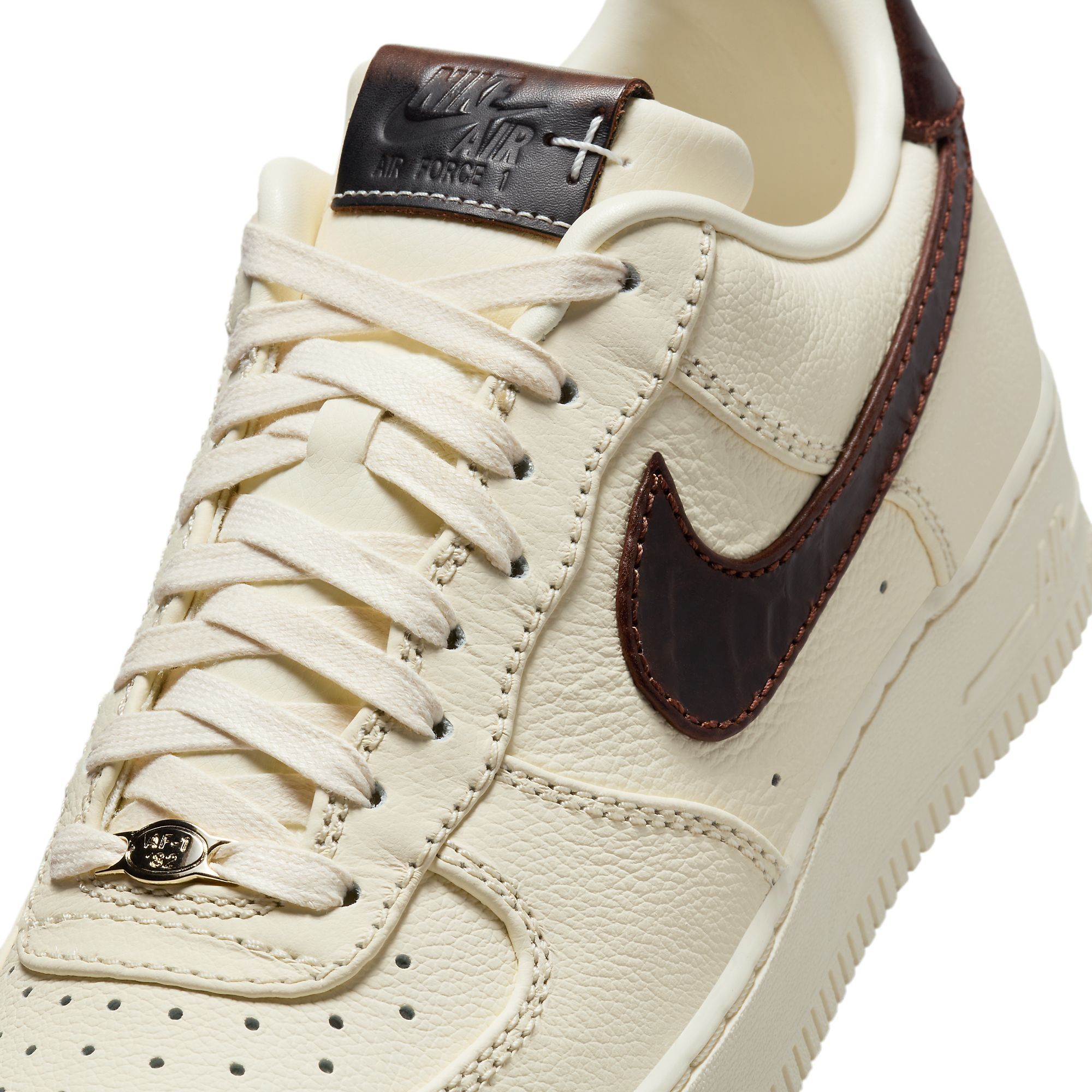 Nike Air Force 1 Low “Soft Pearl” Adds Croc-Trimmed Luxury for