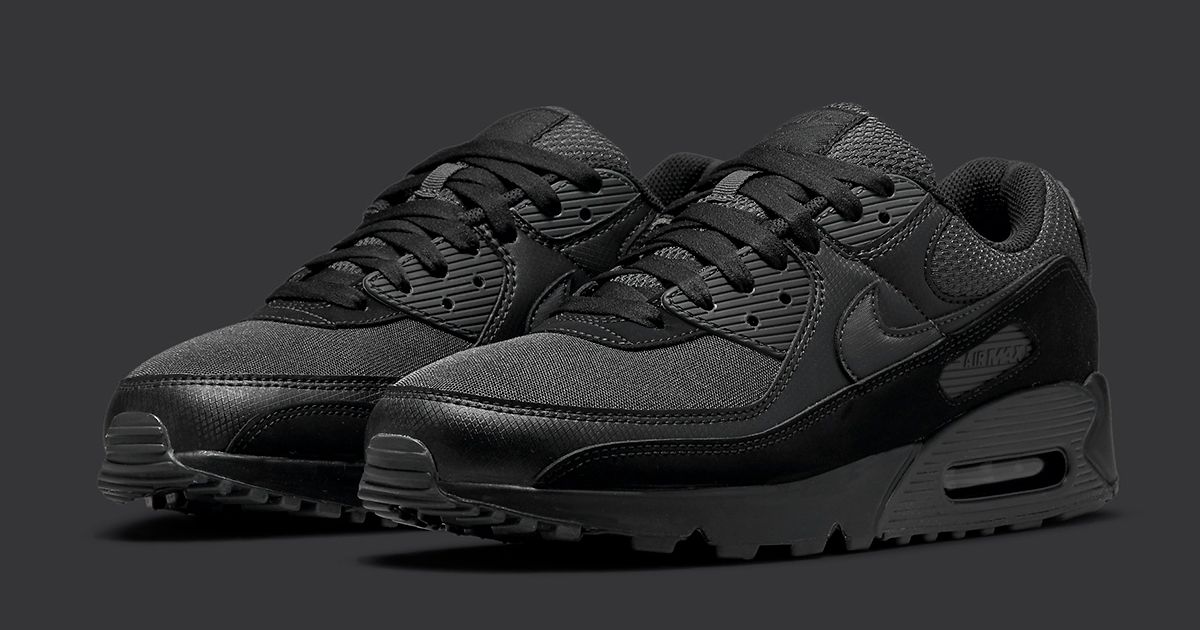 Nike Adds Subtle Tones and Textures to the Air Max 90 “Triple Black ...