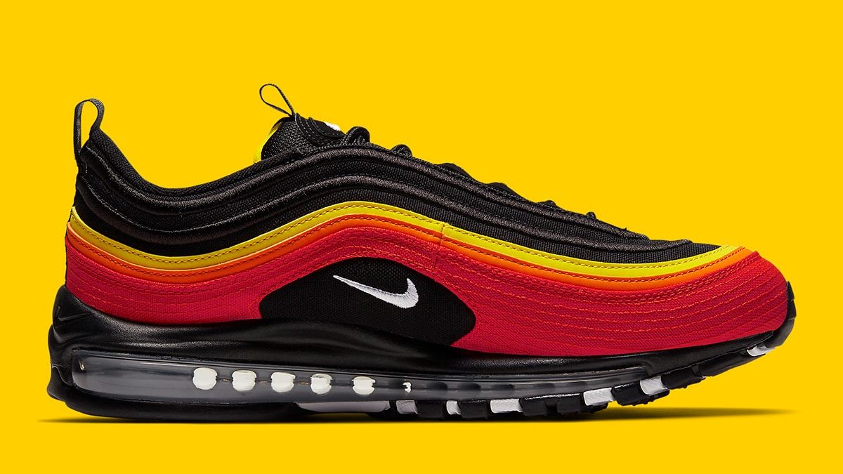 Nike air max 97 2025 black orange yellow red