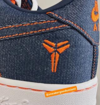 Kobe Bryant x Nike Air Force 1 "Denim" Protro. Photo via @sneakergoodsmiami on Instagram.