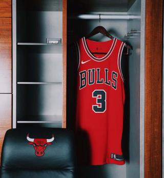 chicago bulls color nike jersey home