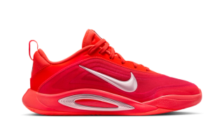 Big Kids' Nike A'One in a "Bright Crimson" color scheme.
