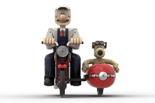 LEGO® x Wallace & Gromit Block Set (1,038 Pieces). Photo via The LEGO Group.