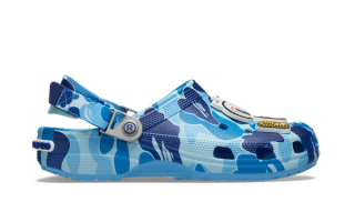 BAPE®︎ x Crocs Classic Clog 'Oxygen' (Blue Camo)