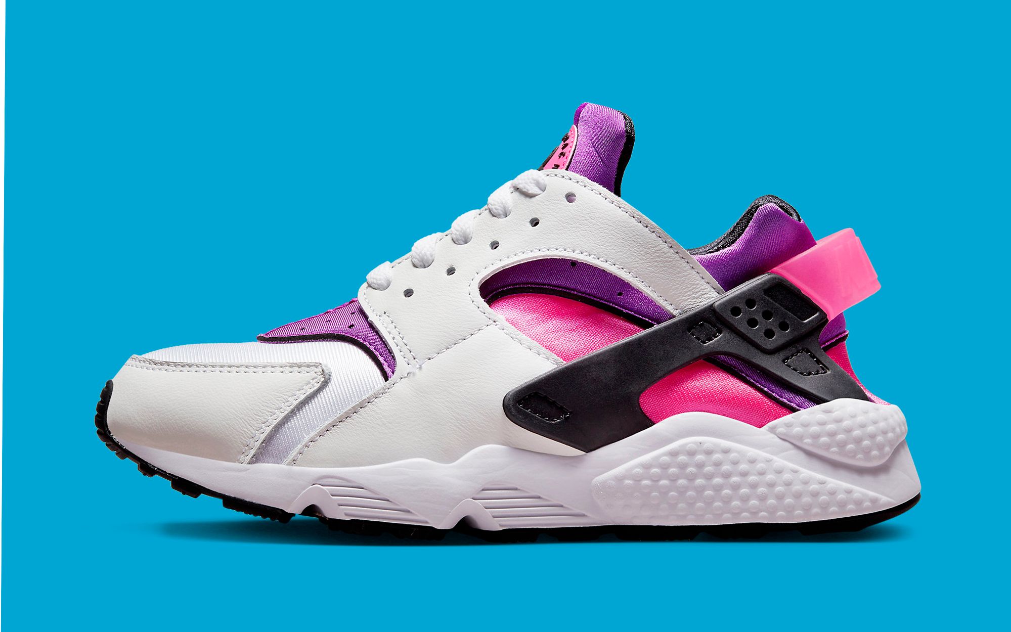 Nike huarache pink and purple best sale