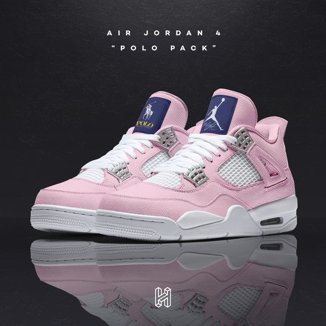 Hot pink sales jordan 4s