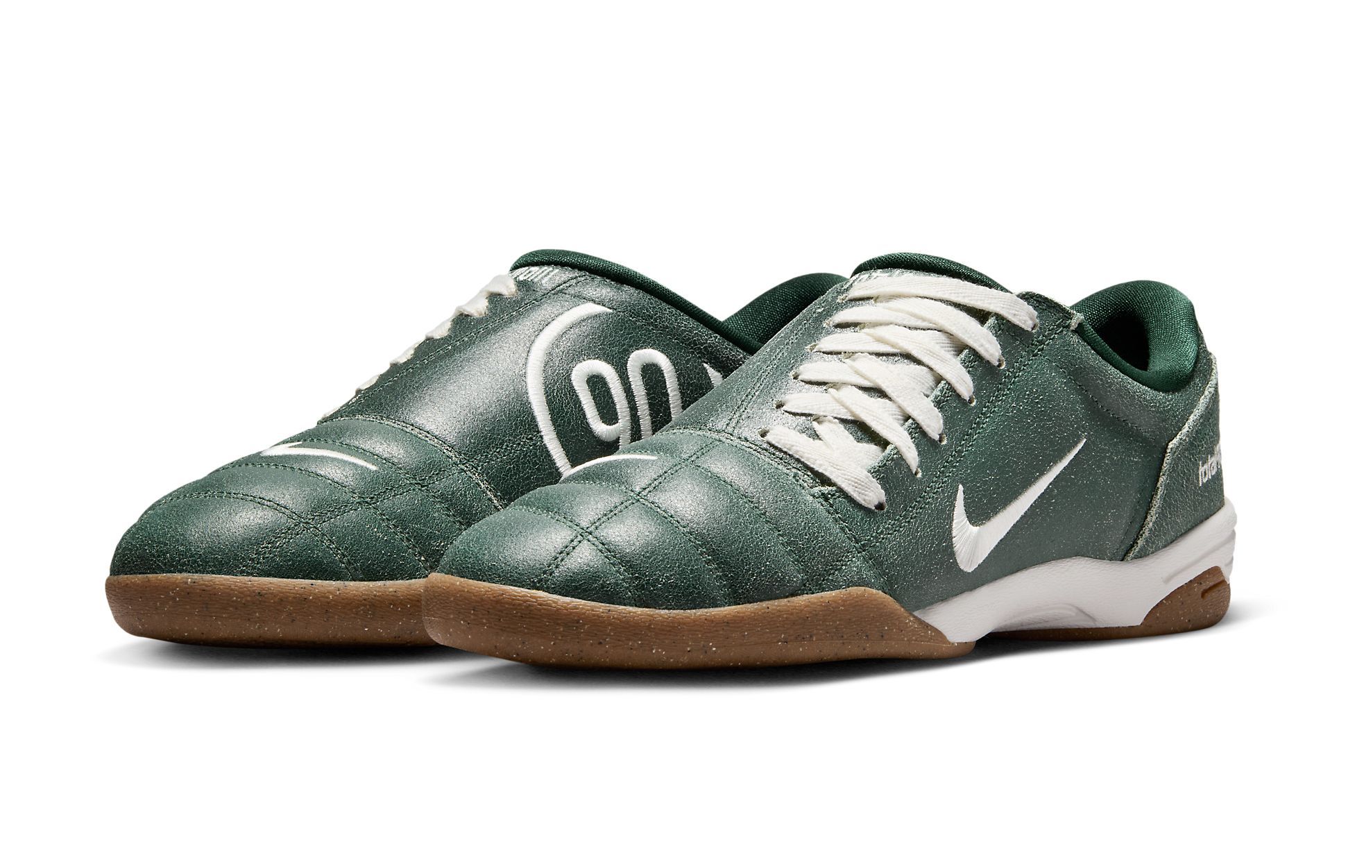 nike t90 green and red