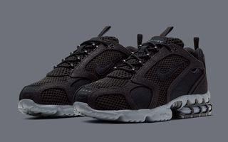Stussy x Nike Zoom Spiridon Caged 2 “Black/Cool Grey” Releases May 15