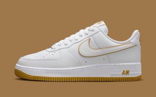 The Air Force 1 Low Appears in White and Bronzine