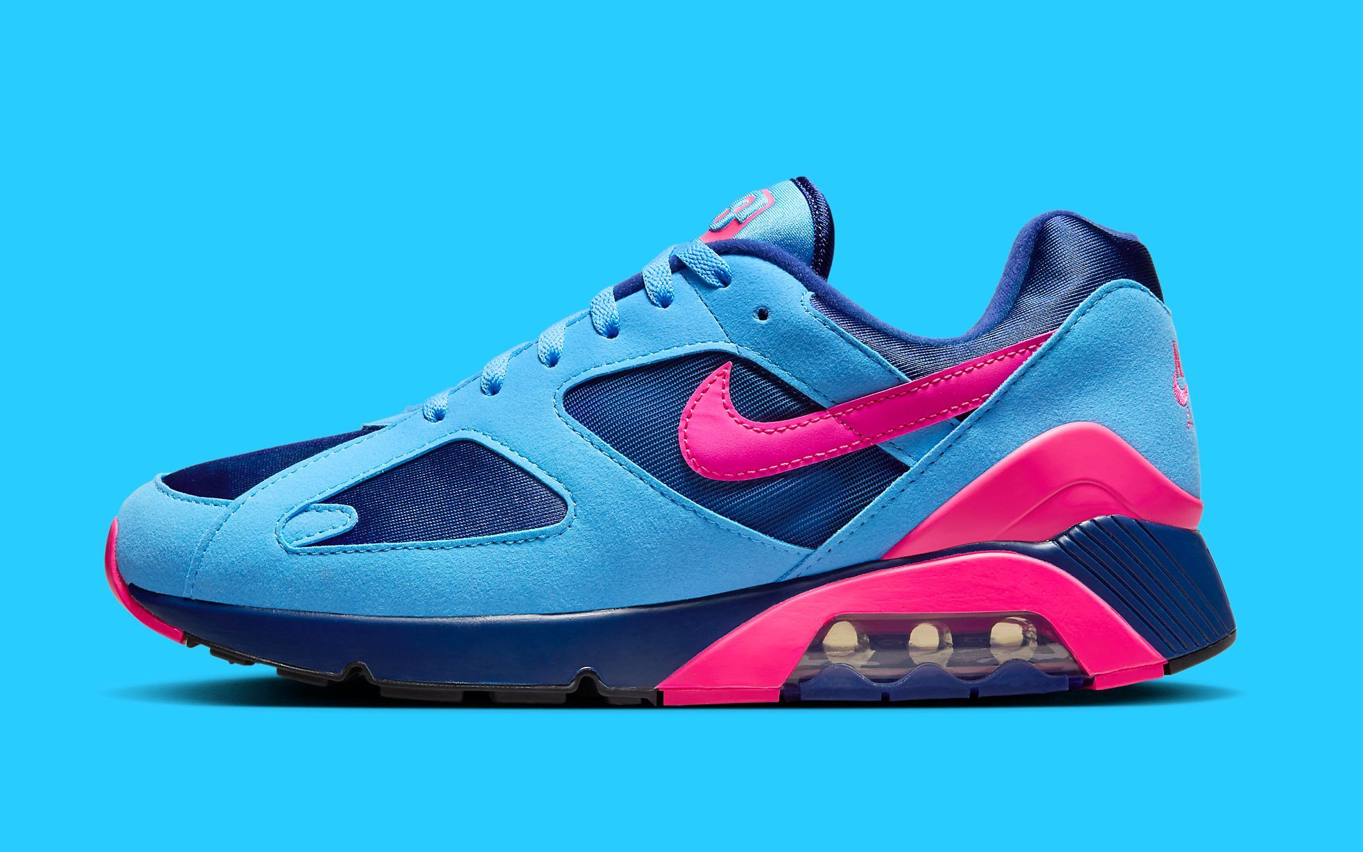 The Waffle nike Air 180 Appears in University Blue and Hyper Pink OdegardcarpetsShops