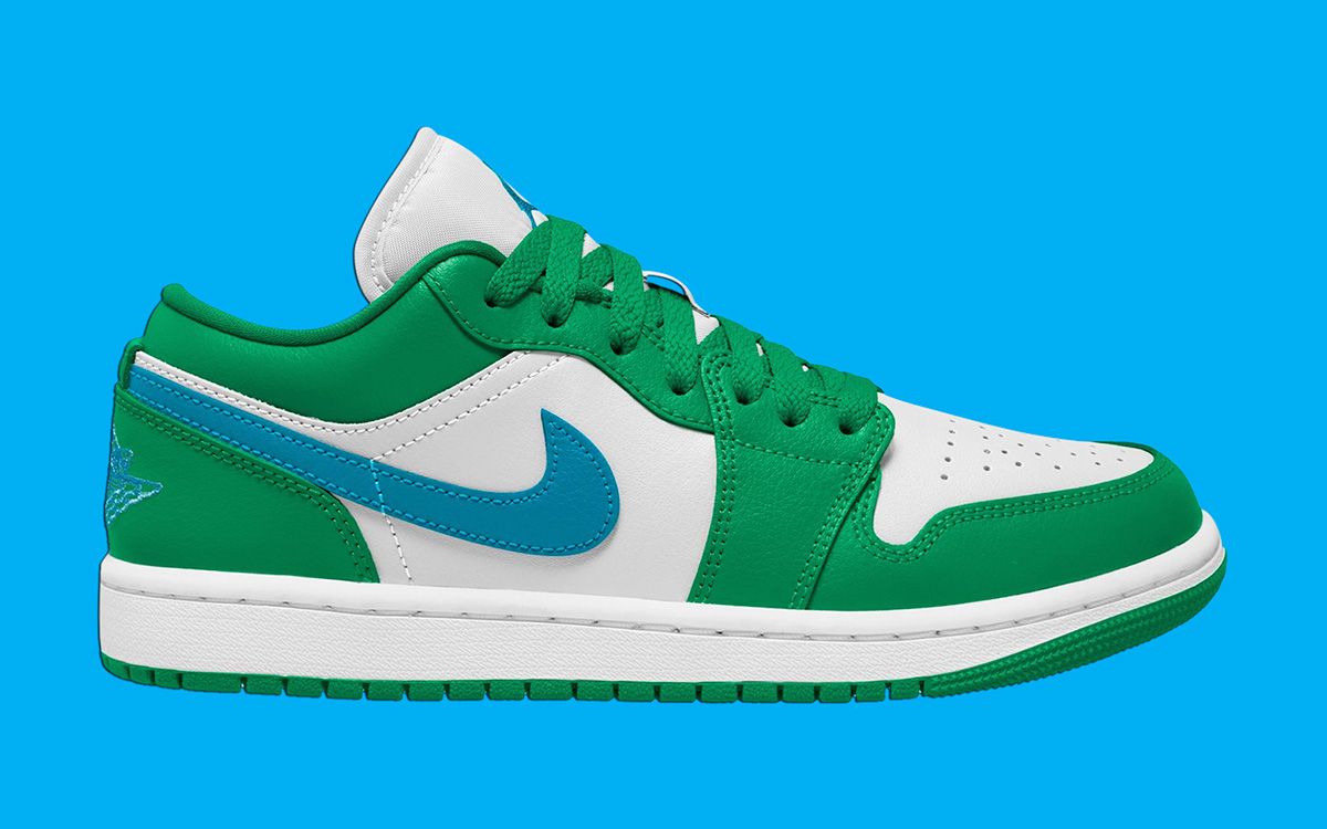 The Next Air Jordan 1 Low Leverages Green and Teal Blue Hues