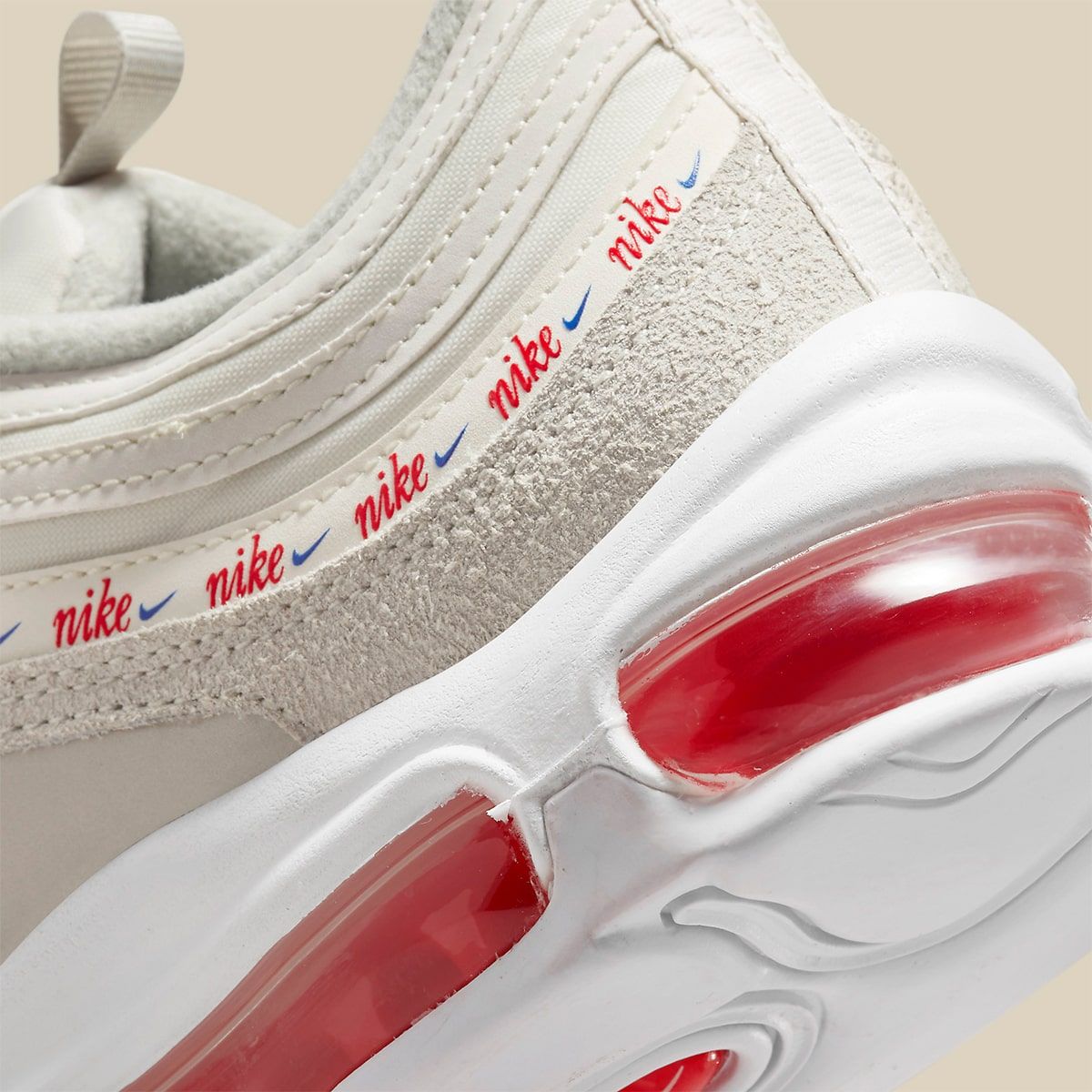 Vapormax 97 shop beige white red