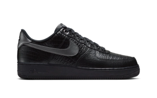 Nike Air Force 1 Low “Triple Black Croc”