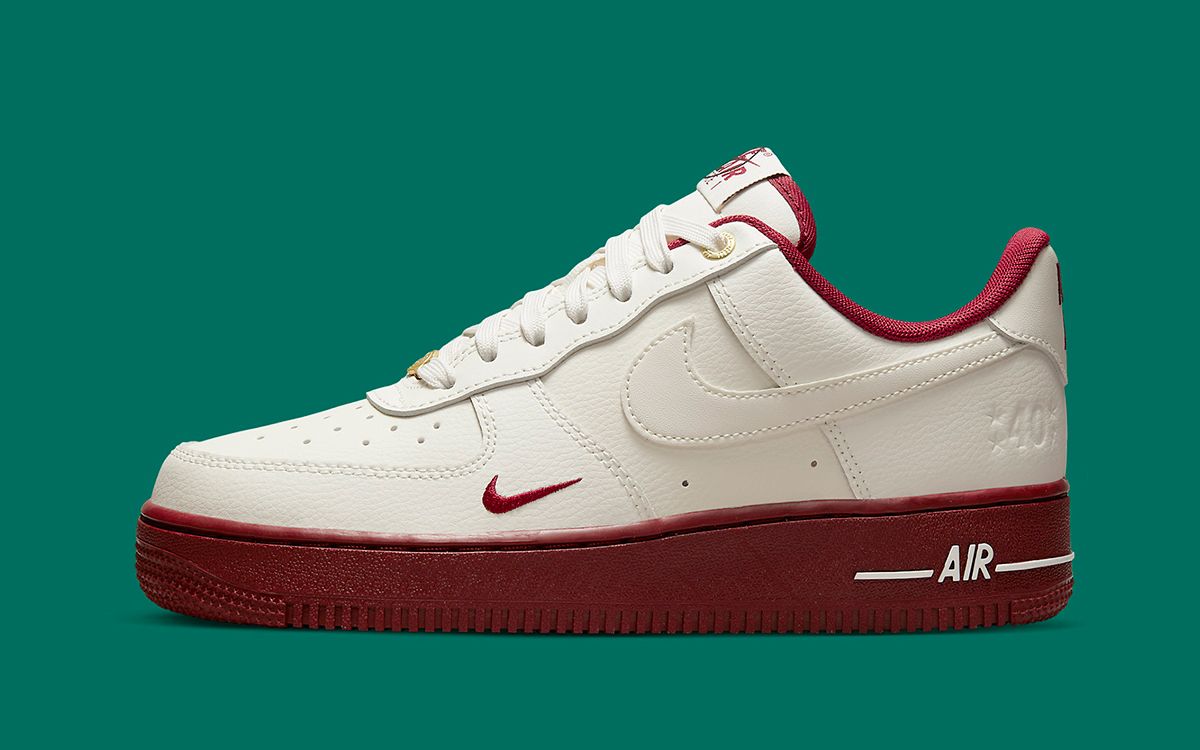 The Air Force 40th Anniversary Continues with Cream and Burgundy Colorway | House of Heat°