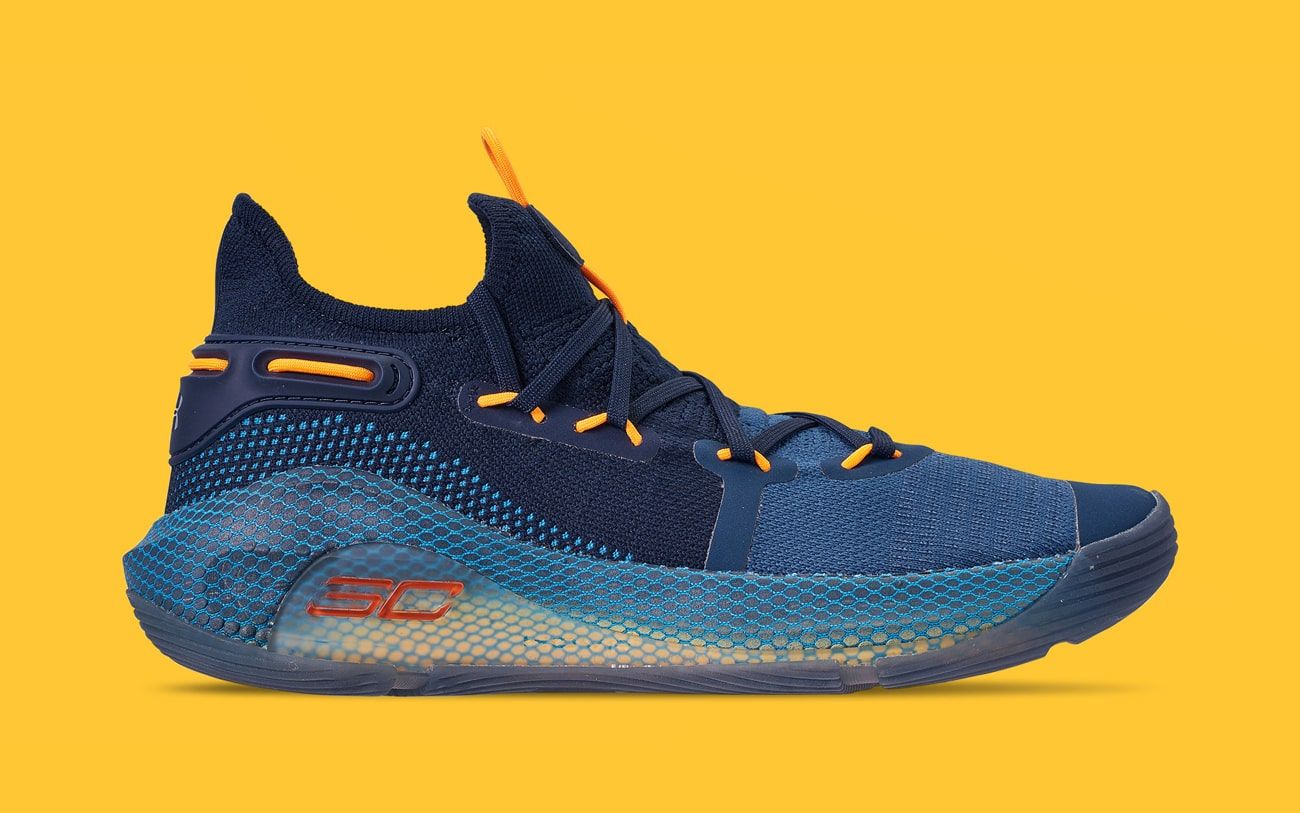 Curry 6 2024 blue and orange