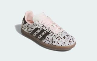 Women's adidas Samba "Cow Print" (SKU: LB4017). Photo via adidas.