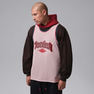 Jordan Brooklyn Men's Reversible Mesh Jersey "Día de Muertos" (2026) in "Particle Beige."