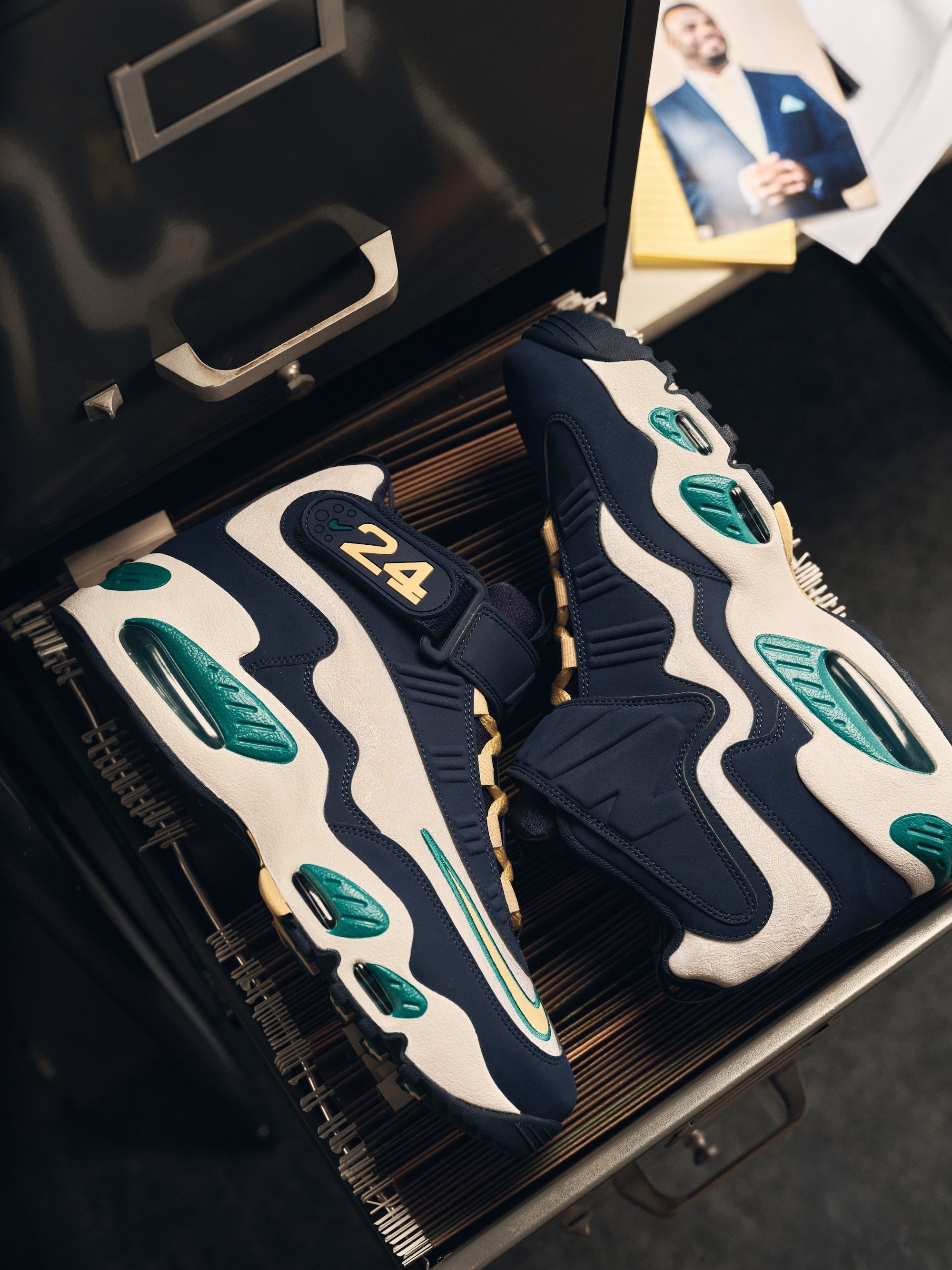 Nike Air Griffey Max 1 honoring 10th anniversary of Ken Griffey Jr.'s Hall of Fame Induction. Photo via Nike.