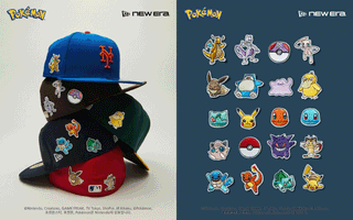 Pokémon's 30th anniversary collaboration with New Era South Korea, which offers cap customization through patches.