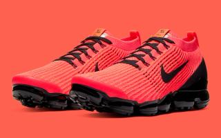 Available Now // Nike Air VaporMax Flyknit 3 is Full-On in Flash Crimson