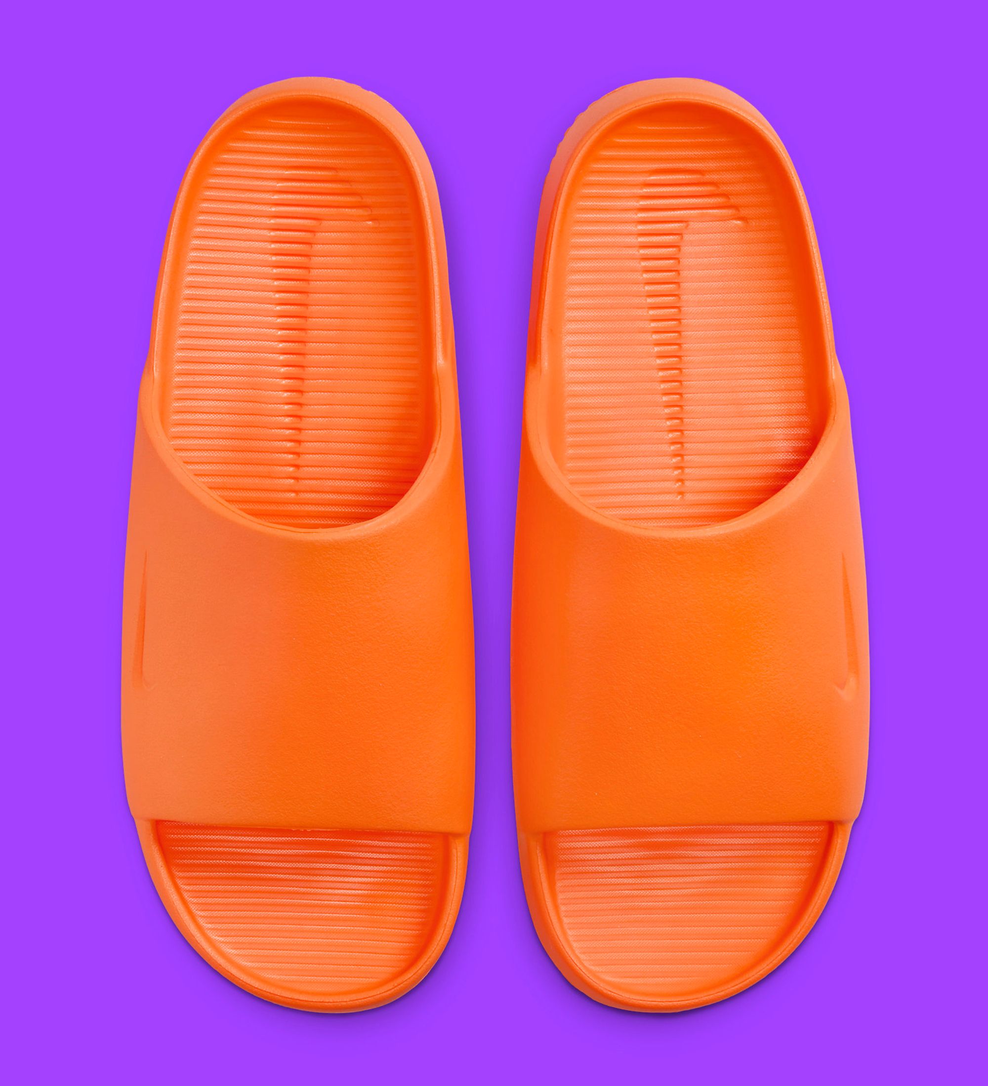 Neon orange clearance nike slides