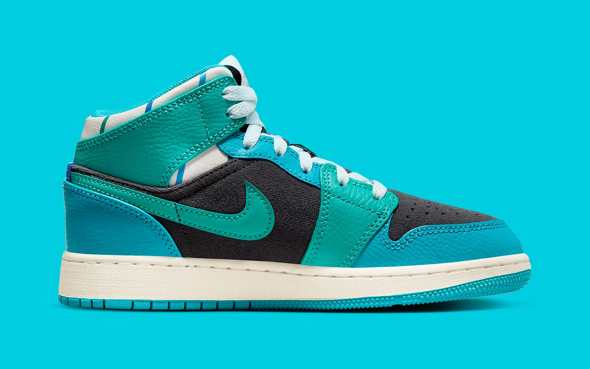 Jordan 1 mid top hornets