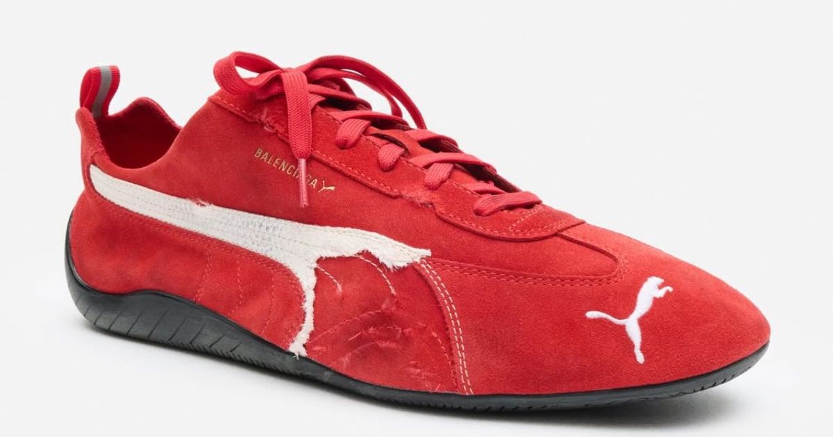 Balenciaga Reimagines the PUMA Speedcat with Distressed Details 