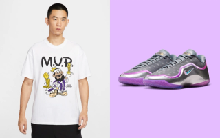 Nike LeBron 23 "Bubble Boy" basketball sneaker inspired by the Los Angeles Lakers' 2020 NBA Title.