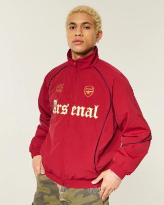 Arsenal F.C. Graphic Mock-Neck Jacket. Photo via Hollister.