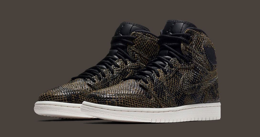 aj 1 snakeskin