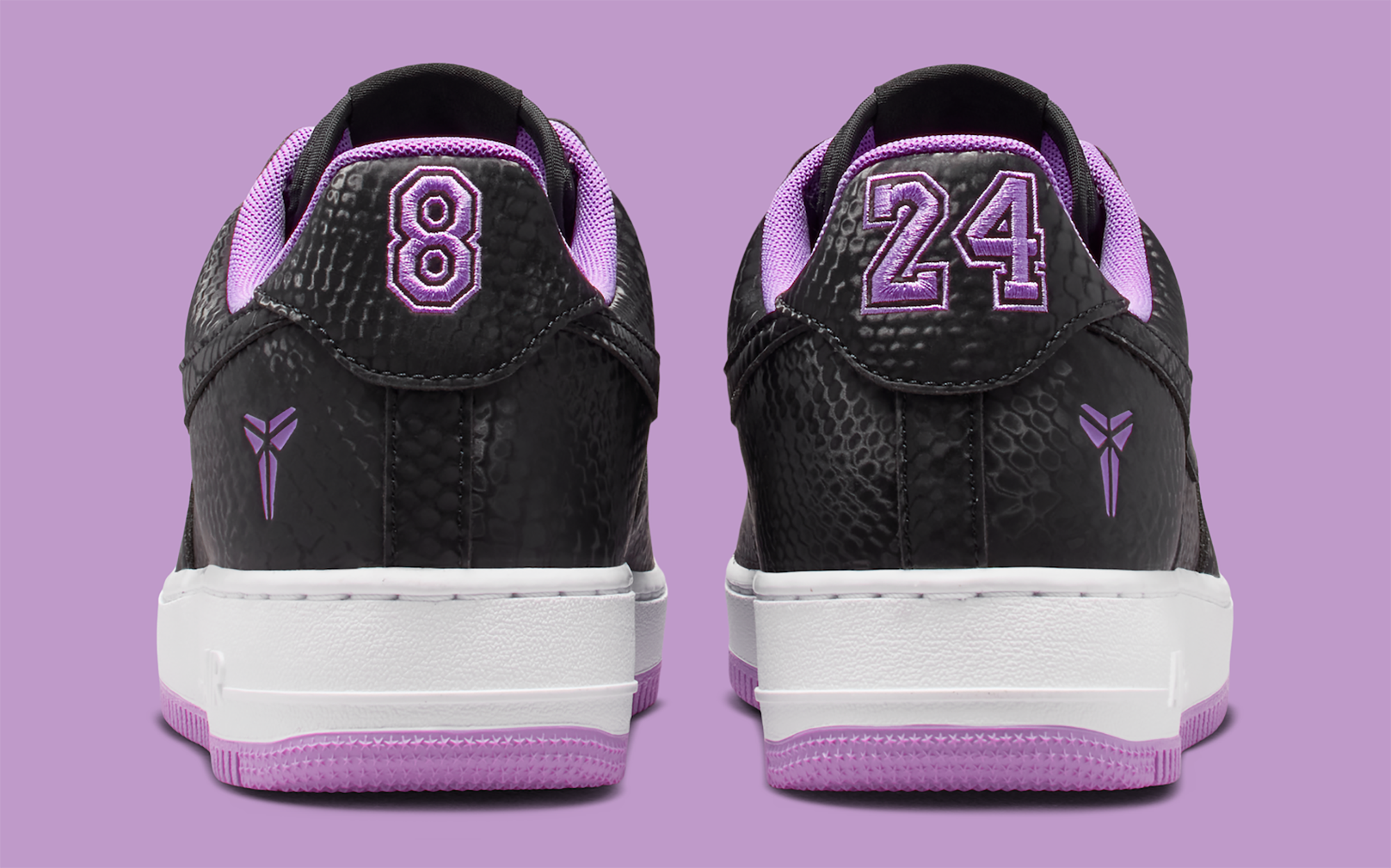 Men's Nike Kobe Air Force 1 "Black/Light Purple" Protro (SKU: IB0018-007). Photo via Nike.
