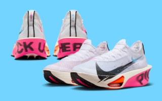 Nike AlphaFly 3 "Pick Up the Pace" racing shoe.