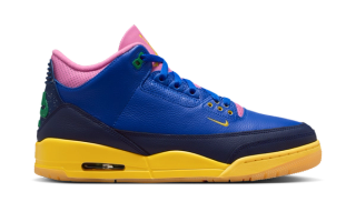 Official Images of the Air Jordan 3 "Brazil" retro.