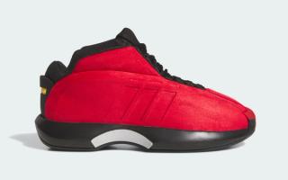 The adidas Grey Crazy 1 "Red Suede" Boosts in September