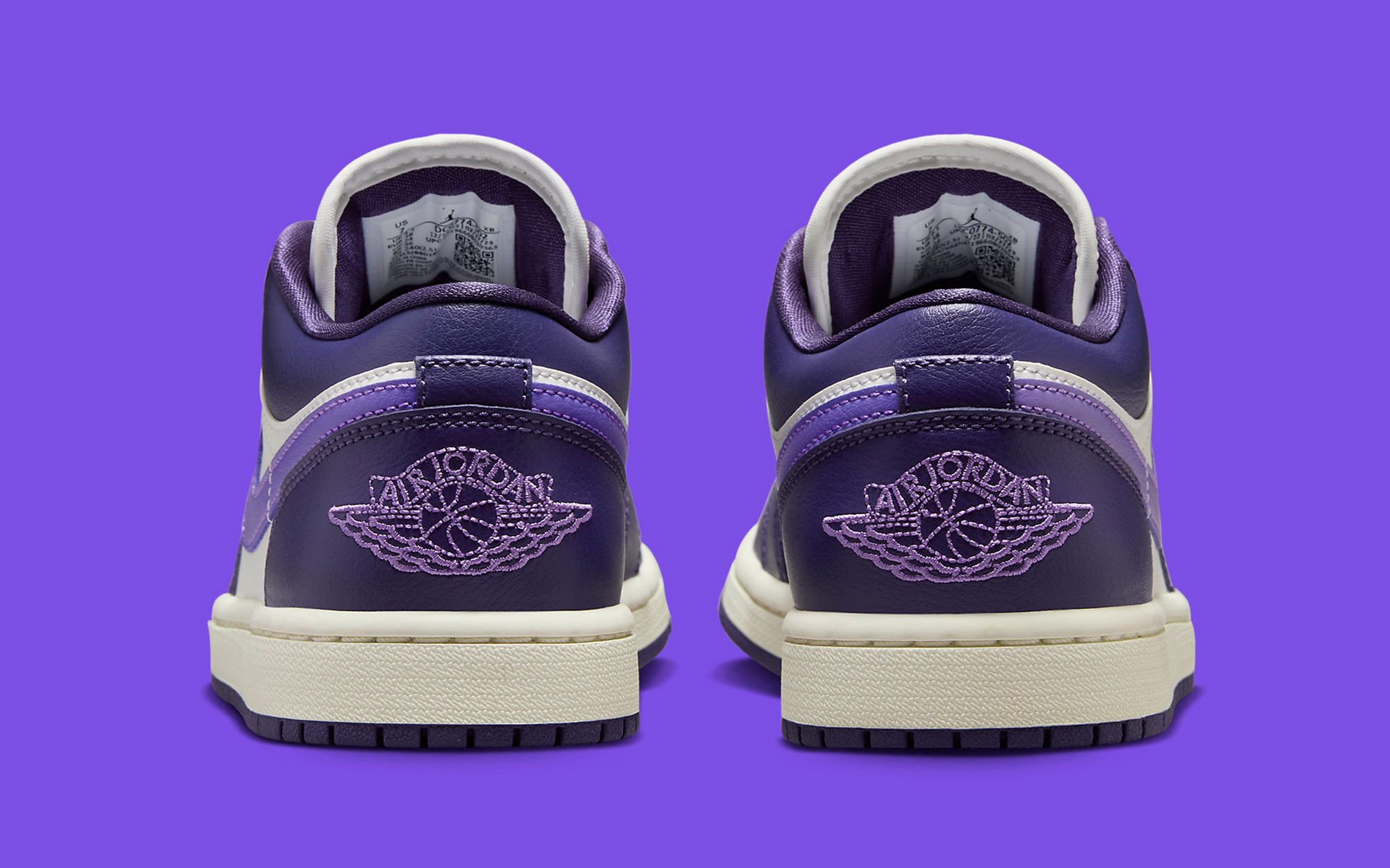 The Air Jordan 1 Low is Available Now in Sail and Purple | House