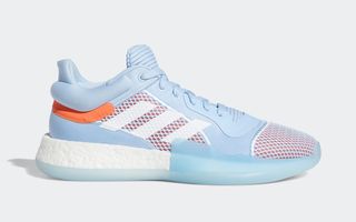 adidas marquee boost low g26215 glow blue cloud white hi res coral release date 1
