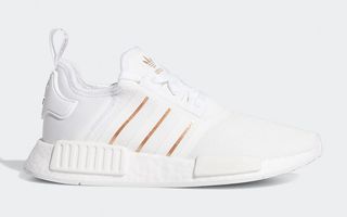 adidas con nmd r1 womens white rose gold fw6444 1