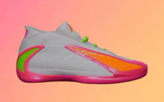 adidas Anthony Edwards 2 "3SSB" in a grey, orange, green, and pink color scheme.