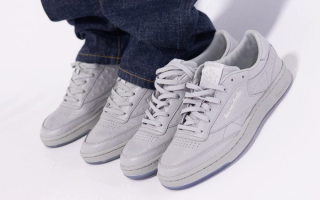 On-foot: Moon-inspired Reebok Club C 85 collaboration by Billionaire Boys Club.