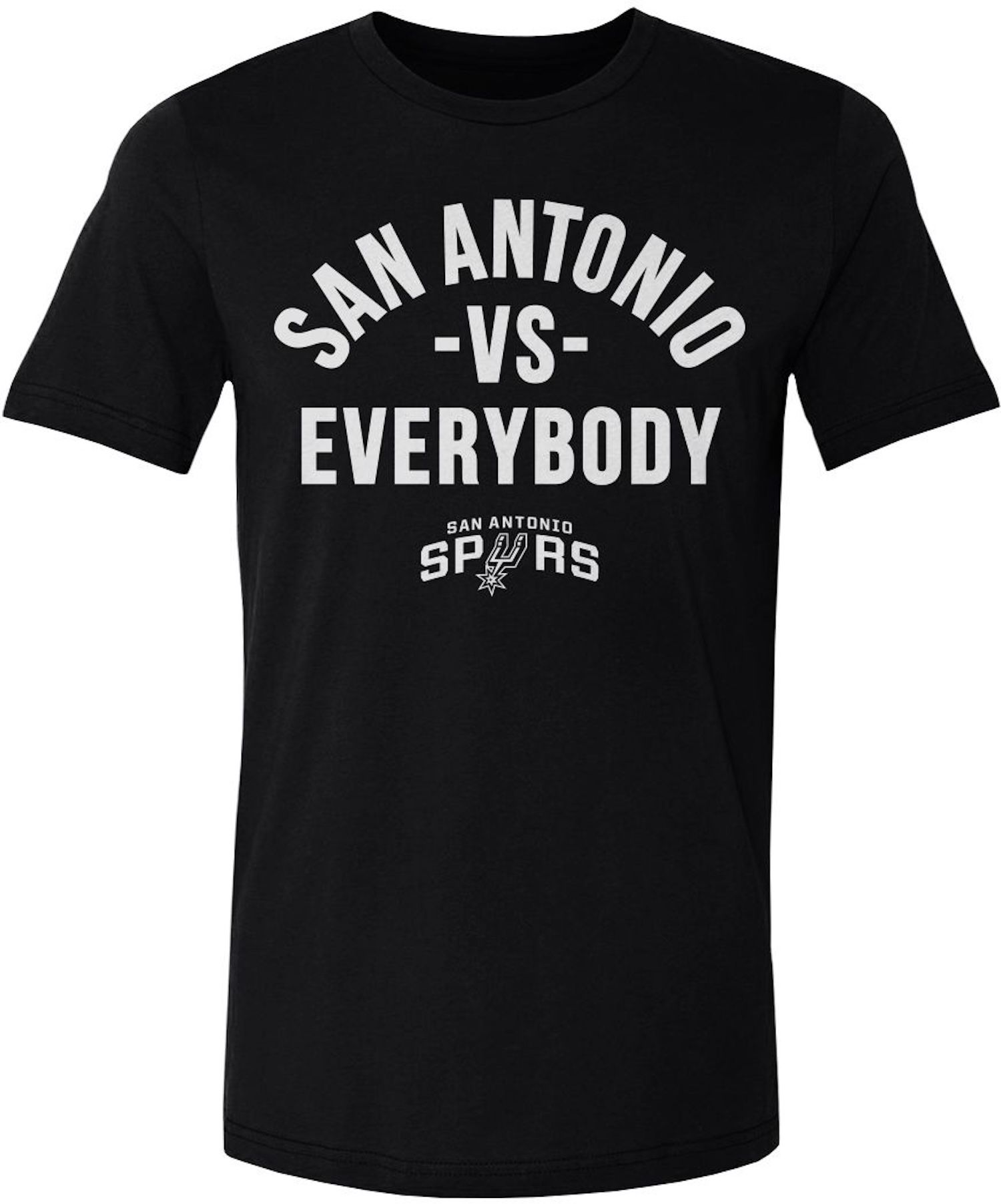 500 Level Adult San Antonio Spurs "San Antonio VS Everybody" T-Shirt. MSRP $31.