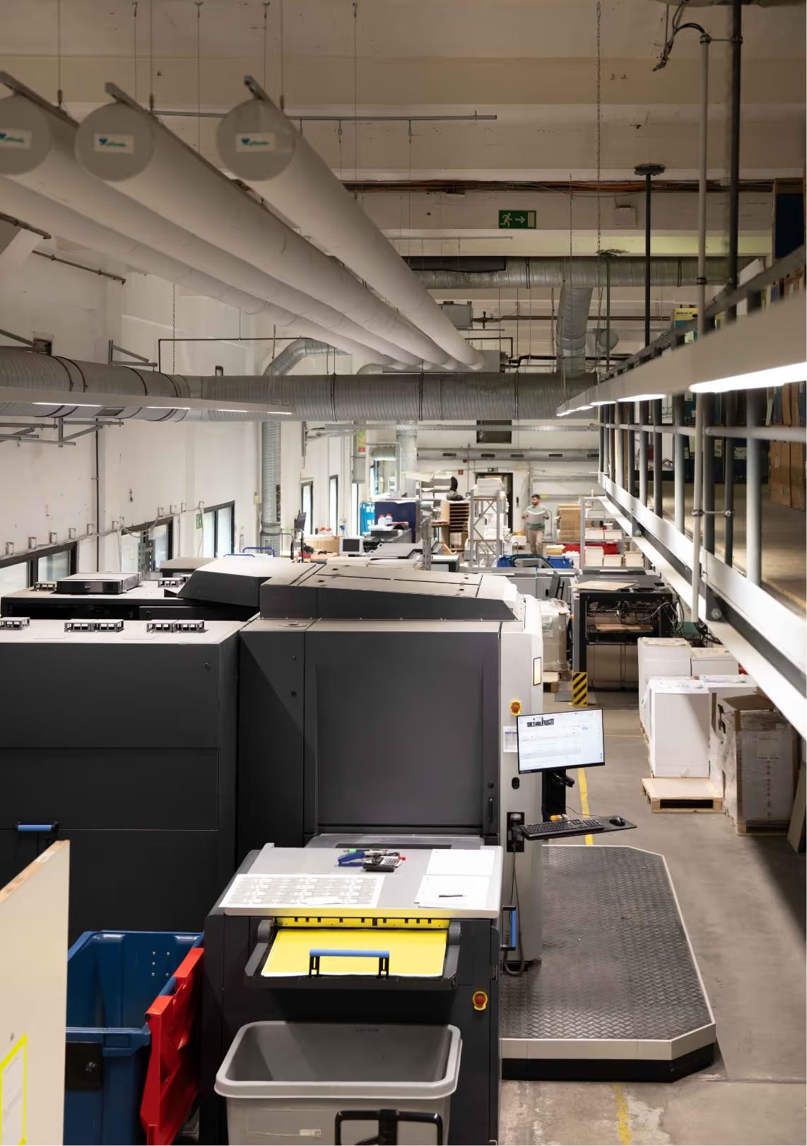 Druckerzeugnisse mit Veredelung